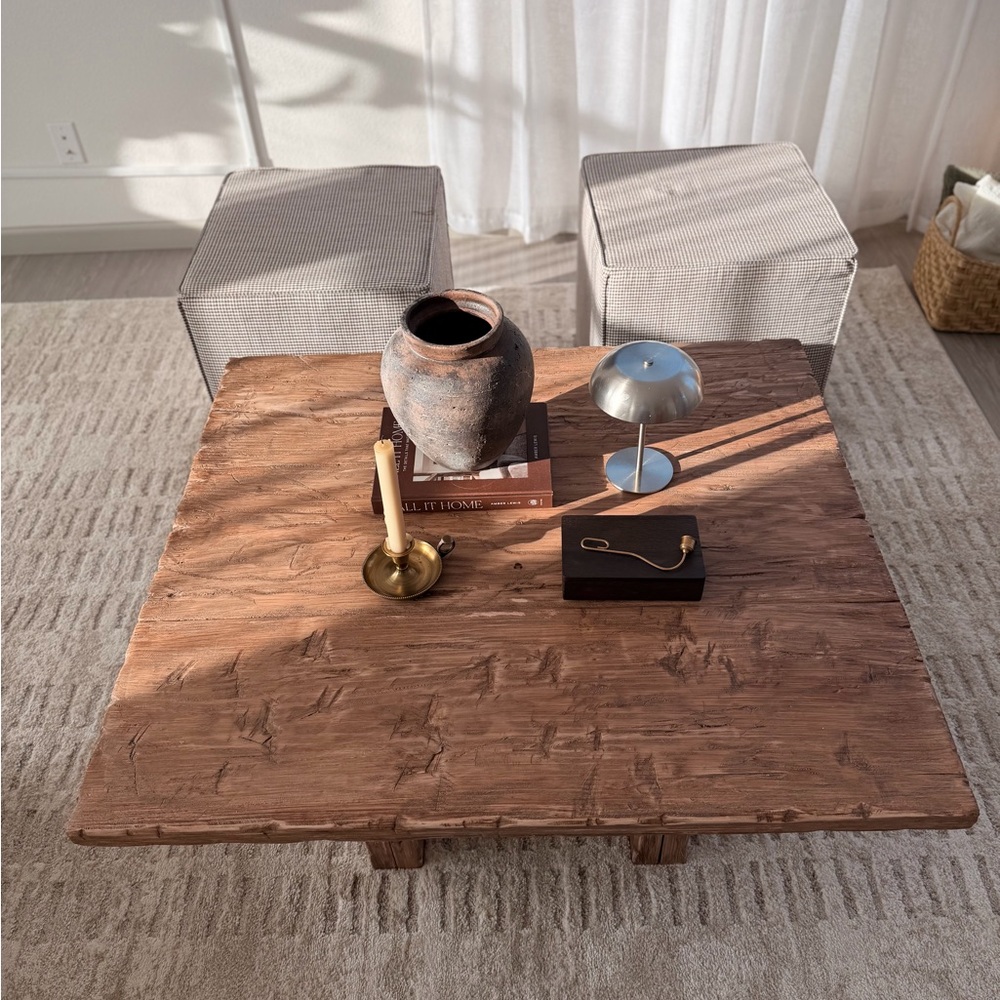 Rustic Wooden Coffee Table